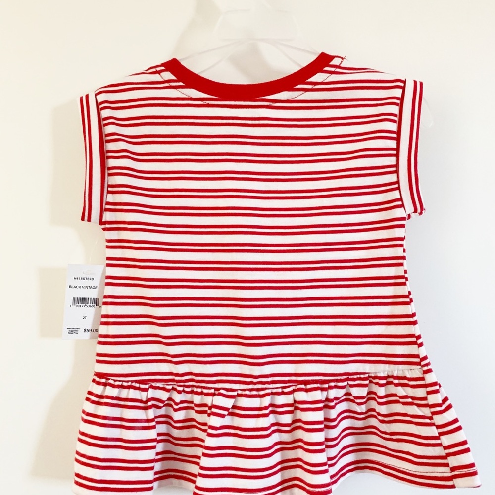 Hudson Jeans Baby Girls Flounce Top.  Size 2t NWT - Picture 2 of 3